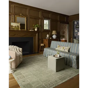 Rifle Paper Co. x Loloi Orchard Green / Multi Machine Washable Rug