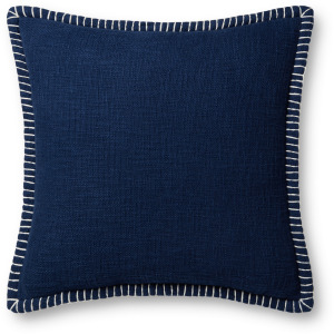 Loloi PLL0109 Navy 22'' x 22'' Cover w/Poly Pillow