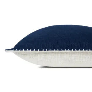 Loloi PLL0109 Navy 22\'\' x 22\'\' Cover Only Pillow