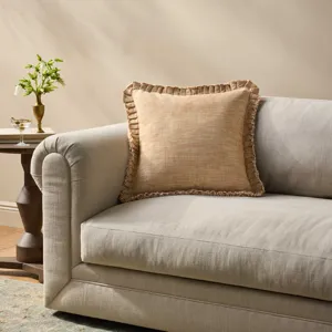 Loloi PLL0210 Rust 20\" x 20\" Cover w/Down Pillow
