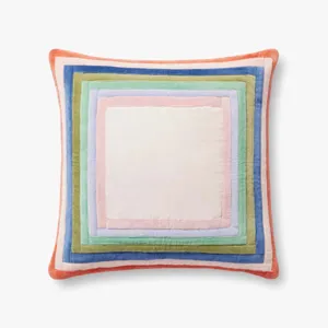 Loloi X Rifle Paper Co. 22\" X 22\", Cover Only Pillow