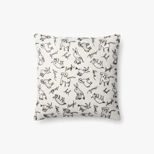 Loloi X Ed Ellen Degeneres 18\" X 18\", Cover Only Pillow