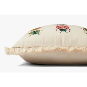 Loloi X Rifle Paper Co. 18\" X 18\", Cover Only Pillow