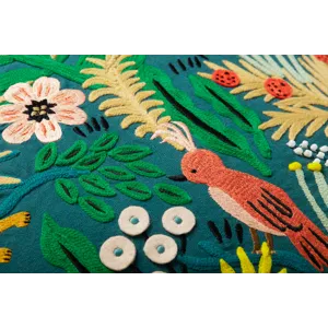 Rifle Paper Co. x Loloi P6071 Multi 22\" x 22\" Cover w/Poly Pillow