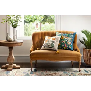 Rifle Paper Co. x Loloi P6071 Multi 22\" x 22\" Cover w/Poly Pillow