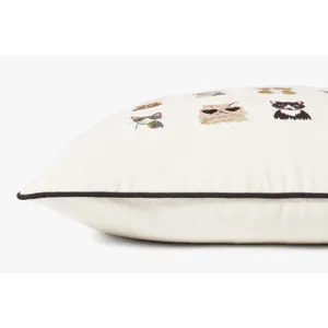 Loloi X Rifle Paper Co. 22\" X 22\", Poly-Filled Pillow