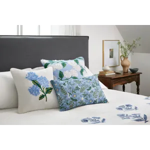 Loloi X Rifle Paper Co. 18\" X 18\", Cover Only Pillow