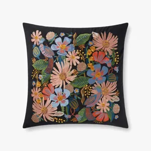 Loloi X Rifle Paper Co. 22\" X 22\", Cover Only Pillow