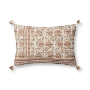 Loloi PLL0117 Blush / Ivory 13\'\' x 21\'\' Cover Only Pillow
