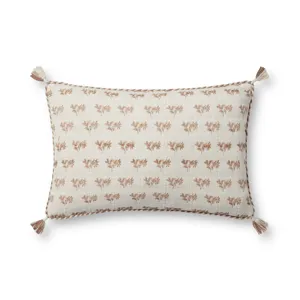 Loloi PLL0117 Blush / Ivory 13\'\' x 21\'\' Cover Only Pillow