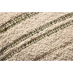 Amber Lewis x Loloi Atley Natural / Olive 22\'\' x 22\'\' Cover w/Poly Pillow