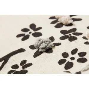 Pillows Ivory / Black Pillow (13\" X 35\" Cover Only)