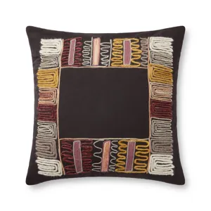 Pillows Black / Multi Pillow (22" X 22" Cover W/Down)