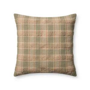 Amber Lewis x Loloi Golden Olive / Multi 20\'\' x 20\'\' Pillow Cover Only
