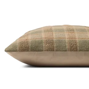 Amber Lewis x Loloi Golden Olive / Multi 20\'\' x 20\'\' Pillow Cover Only