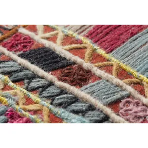 Pillows Pink / Multi Pillow (18\" X 18\" Cover W/Poly)