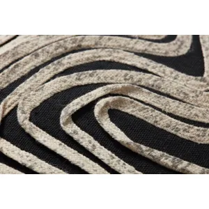 Pillows Black / Natural Pillow (18\" X 18\" Cover W/Down)