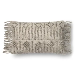 Pillows Grey Pillow (13\" X 21\" Cover Only)