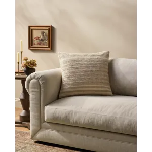 Amber Lewis x Loloi Blair Beige 22\'\' x 22\'\' Pillow Cover Only