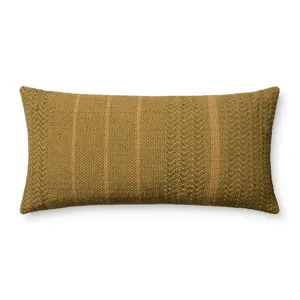 Amber Lewis x Loloi Blair Olive 12\'\' x 27\'\' Cover w/Down Pillow