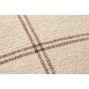 Amber Lewis x Loloi Lainey Natural / Brown 24\'\' x 24\'\' Cover w/Down Pillow