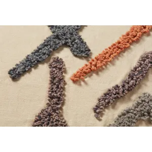 Pillows Ivory / Multi Pillow (22\" X 22\" Cover W/Poly)