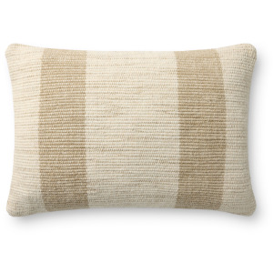 Leanne Ford x Loloi Mistwood Ivory 16'' x 26'' Pillow Cover Only