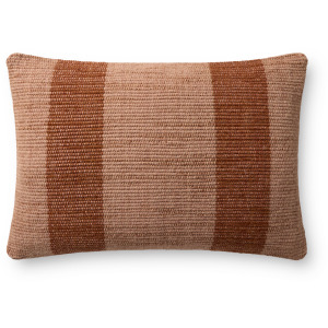 Leanne Ford x Loloi Mistwood Rust 16'' x 26'' Cover w/Down Pillow