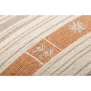 Pillows Natural / Orange Pillow (22\" X 22\" Cover Only)