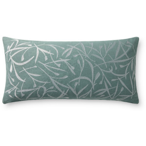 Brigette Romanek x Loloi Blue 12'' x 27'' Cover w/Poly Pillow