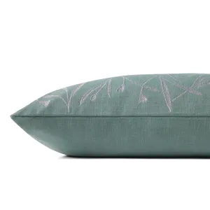 Brigette Romanek x Loloi Blue 12\'\' x 27\'\' Cover w/Poly Pillow