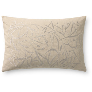 Brigette Romanek x Loloi Ivory 13'' x 21'' Cover Only Pillow