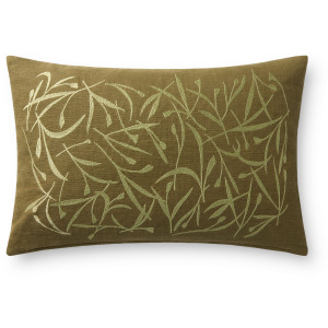 Brigette Romanek x Loloi Olive 13'' x 21'' Cover w/Down Pillow