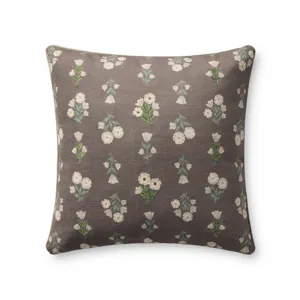 Chris Loves Julia x Loloi Posie Mauve / Multi 20\'\' x 20\'\' Cover w/Poly Pillow
