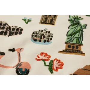 Loloi X Rifle Paper Co. 22\" X 22\", Down-Filled Pillow