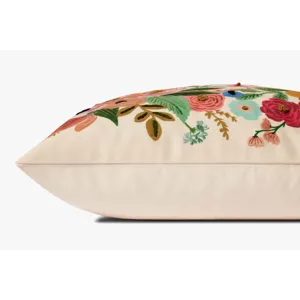 Loloi X Rifle Paper Co. 22\" X 22\", Poly-Filled Pillow