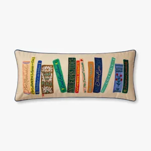 Loloi X Rifle Paper Co. 13\" X 35\", Cover Only Pillow
