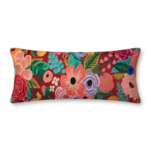 Loloi X Rifle Paper Co. 13\" X 35\", Down-Filled Pillow