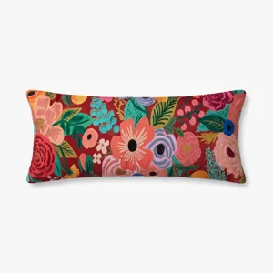 Loloi X Rifle Paper Co. 13\" X 35\", Down-Filled Pillow