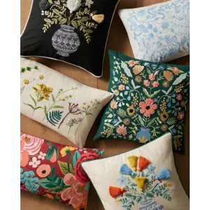 Loloi X Rifle Paper Co. 13\" X 35\", Down-Filled Pillow