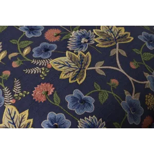 Rifle Paper Co. x Loloi Maple Blue / Multi 18'' x 18'' Cover w/Down Pillow