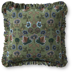 Rifle Paper Co. x Loloi Maple Green / Multi 18'' x 18'' Cover w/Down Pillow