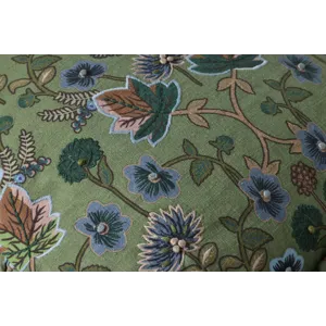 Rifle Paper Co. x Loloi Maple Green / Multi 18'' x 18'' Cover w/Down Pillow