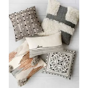 Loloi X Ed Ellen Degeneres 18\" X 18\", Cover Only Pillow