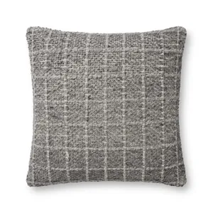 Magnolia Home By Joanna Gaines Pillows Grey Pillow (22" X 22" Cover Only)