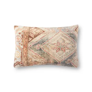 Pillows Grey / Multi Pillow (13\" X 21\" Cover W/Down)