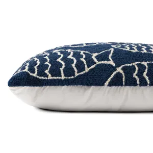 Pillows Navy Pillow (16\" X 26\" Cover W/Down)