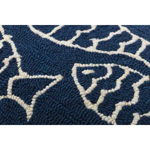 Pillows Navy Pillow (16\" X 26\" Cover W/Down)