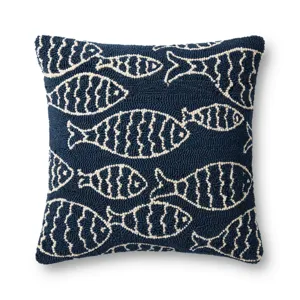 Pillows Navy Pillow (22\" X 22\" Cover W/Down)