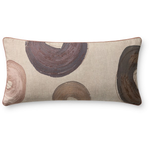 Brigette Romanek x Loloi Blush / Multi 12'' x 27'' Cover Only Pillow
